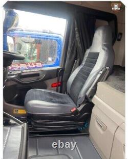 Seat covers SCANIA S/ R/ P/ G series Alcantra Eco Leather SEAT COVERS grey&grey