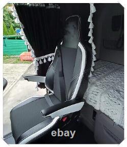 Seat covers SCANIA S/ R/ P/G series Fabric Eco Leather stripe SEAT COVERS
