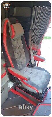 Seat covers SCANIA S/ R/ P/G series Full Alcantra UV Style SEAT COVERS