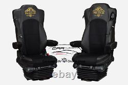Seat covers imitation leather fit for Truck Truck Mercedes Actros MP4 2 seats air