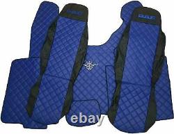 Set Seat Covers Floor Mats DAF XF105 MANUALGearbox RIGHT HAND DRIVING Trucks