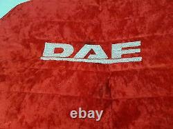Set Seat Covers and Floor Mats DAF XF 106 Protectors BLACK RED Truck