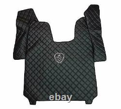 Set of Black FLOOR MATS plus PLUSH Seat Cover SCANIA R 2014 year AUTOMATIC Truck