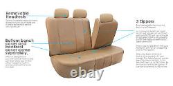 TODOTERRENO VAN TRUCK Integrated Seatbelt Tan Seat combo with Floor Mats