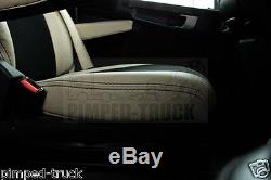 TRUCK SEAT COVERS Beige SCANIA R-series 2005-2013 ECO LEATHER 2 different seats