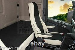 TRUCK SEAT COVERS Beige SCANIA R-series 2005-2013 ECO LEATHER 2 the same seats