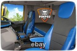 TRUCK SEAT COVERS Blue DAF 105/106/CF FROM 2012YEAR EURO6 ECO LEATHER
