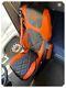 TRUCK SEAT COVERS DAF XF / XG / XG+ ECO LEATHER SEAT COVERS Orange&Black