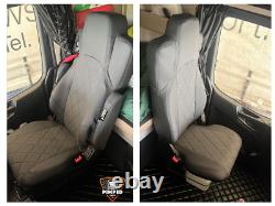 TRUCK SEAT COVERS For Mercedes Actros MP4 / MP5 BLACK