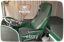 TRUCK SEAT COVERS Green DAF 105/106/CF FROM 2012YEAR EURO6 ECO LEATHER