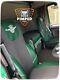 TRUCK SEAT COVERS Green DAF 106/CF FROM 2012YEAR EURO6 ECO LEATHER embroidery