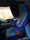 TRUCK SEAT COVERS MAN TGX/TGS Blue ECO LEATHER SEAT COVERS