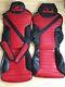 TRUCK SEAT COVERS MAN TGX/TGS ECO LEATHER SEAT COVERS Black&Red