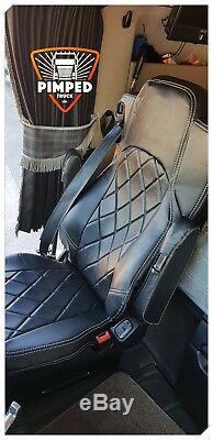 TRUCK SEAT COVERS MERCEDES Seats Covers For Mercedes Actros MP4 black&black