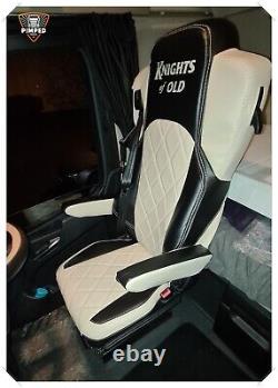 TRUCK SEAT COVERS MERCEDES Seats Covers Mercedes Actros MP4 / MP5 beige & black