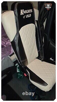 TRUCK SEAT COVERS MERCEDES Seats Covers Mercedes Actros MP4/ MP5 beige & black