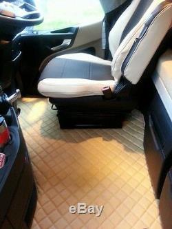 TRUCK SEAT COVERS MERCEDES Set Of Seats Covers For Mercedes Actros MP4 Beige