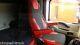 TRUCK SEAT COVERS RENAULT MAGNUM 2009. Red ECO LEATHER SEAT COVERS