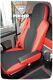 TRUCK SEAT COVERS Red DAF 105/CF TILL 2012YEAR EURO5 ECO LEATHER