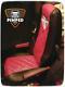 TRUCK SEAT COVERS VOLVO FH/FM 2002-2013 Black&Red ECO LEATHER SEAT COVERS