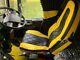 TRUCK SEAT COVERS VOLVO FH4 / FH5 black yellow ECO LEATHER SEAT COVERS