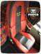 TRUCK SEAT COVERS VOLVO FH4 Red&Black ECO LEATHER SEAT COVERS