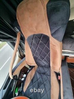 TRUCK SEAT COVERS for MERCEDES Actros MP4 / MP5 Full Alcantra