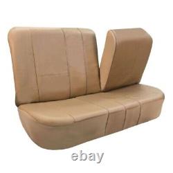 Tan Integrated Seatbelt TODOTERRENO Truck Seat Covers with Beige Floor Mats