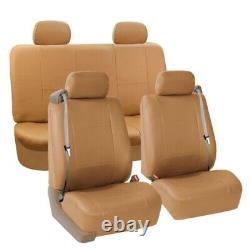 Tan Integrated Seatbelt Truck TODOTERRENO Seat Covers with Beige Floor Mats