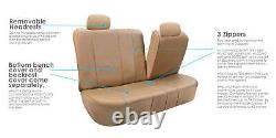 Tan Seat Covers combo for Integrated seatbelt TRUCK TODOTERRENO VAN combo