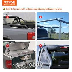 Truck Bed Cover, Roll Up Truck Bed Tonneau Cover, Compatible with 2002-2018 Dodg