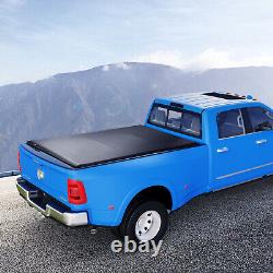 Truck Bed Cover, Roll Up Truck Bed Tonneau Cover, Compatible with 2002-2018 Dodg