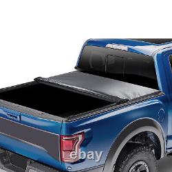 Truck Bed Cover, Roll Up Truck Bed Tonneau Cover, Compatible with 2009-2024 For