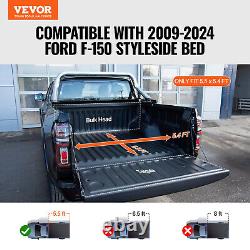 Truck Bed Cover, Roll Up Truck Bed Tonneau Cover, Compatible with 2009-2024 For