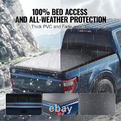 Truck Bed Cover, Roll Up Truck Bed Tonneau Cover, Compatible with 2009-2024 For