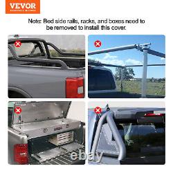 Truck Bed Cover, Roll Up Truck Bed Tonneau Cover, Compatible with 2009-2024 For