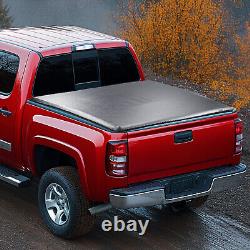 Truck Bed Cover, Roll Up Truck Bed Tonneau Cover, Compatible with 2014-2024 Chev