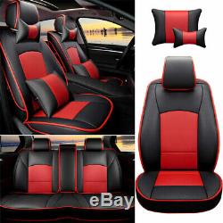 Truck Seat Cover For Chevy Silverado 2012-2019 Full Set 5 Seat Front Rear Noslip