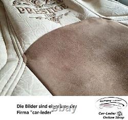 Truck Seat Cover Leatherette Fabric Beige Brown suitable for Mercedes Actros MP5