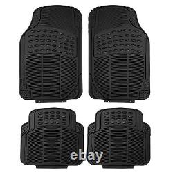 Truck Seat Cover for Integrated seat Belt Tan with Black Floor Mats
