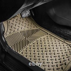 Truck Seat Cover with Integrated Seatbelt Black with black Floor Mats