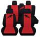 Truck Seat Covers 2006 Dodge Ram Front Seat Black Red Front and Rear ABF
