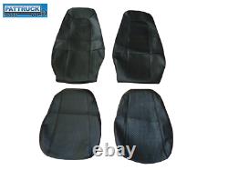 Truck Seat Covers Compatible With Volvo Fh4 2013-2019 Eco Leather Black