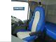 Truck Seat Covers Compatible With Volvo Fh4 2013-2021 Eco Leather Blue-beige