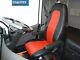 Truck Seat Covers Compatible With Volvo Fh5 Eco Leather Black / Red