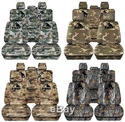 Truck Seat Covers Custom Camouflage Design Fits 2015-2018 Ford F150 Front Rear