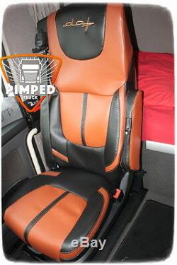 Truck Seat Covers Daf 105/106/cf Euro6 Eco Leather New Design! Full Eco Leather