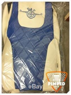 Truck Seat Covers Daf 106 / Daf Cf Euro6 Eco Leather Seat Covers Beige&blue