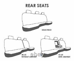 Truck Seat Covers Fits 2012 to 2018 Dodge Ram Front and Rear Car Seat Covers