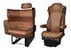 Truck Seat Covers Prestige Faux Leather Brown fits Mercedes Actros Mp4 Solostar